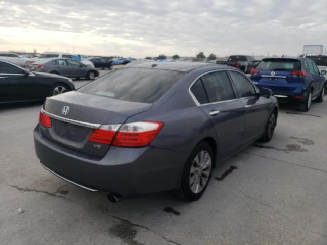 1HGCR3F8XFA024120 - 2015 HONDA ACCORD EXL GRAY photo 3