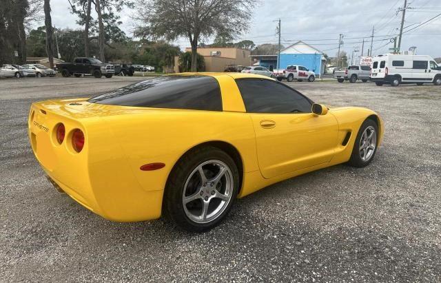 1G1YY22G015122985 - 2001 CHEVROLET CORVETTE YELLOW photo 4