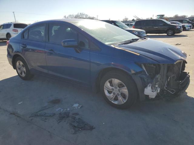 19XFB2F53FE075469 - 2015 HONDA CIVIC LX BLUE photo 4