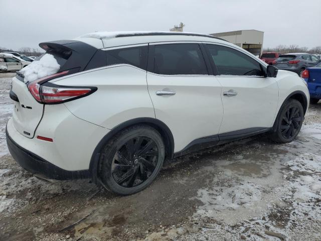 5N1AZ2MH5JN169498 - 2018 NISSAN MURANO S WHITE photo 3