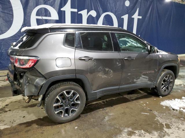 3C4NJDDB6KT722505 - 2019 JEEP COMPASS TRAILHAWK GRAY photo 3