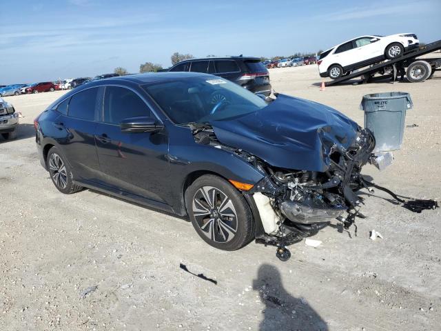 JHMFC1F75JX003723 - 2018 HONDA CIVIC EXL ლურჯი ფოტო 4