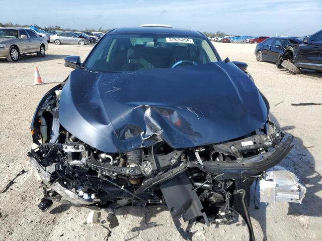 JHMFC1F75JX003723 - 2018 HONDA CIVIC EXL ლურჯი ფოტო 5