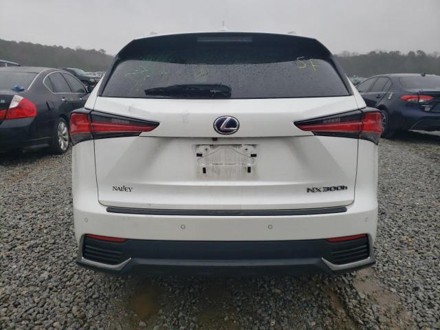 JTJDJRDZ3L2129612 - 2020 LEXUS NX 300H WHITE photo 6