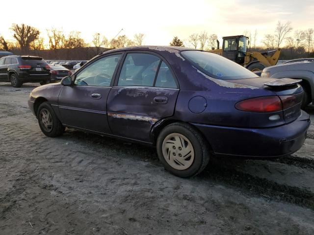 1FALP13P9VW168592 - 1997 FORD ESCORT LX PURPLE photo 2