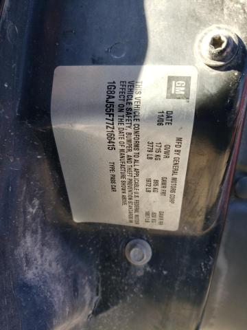 1G8AJ55F77Z166415 - 2007 SATURN ION LEVEL 2 წითელი ფოტო 12