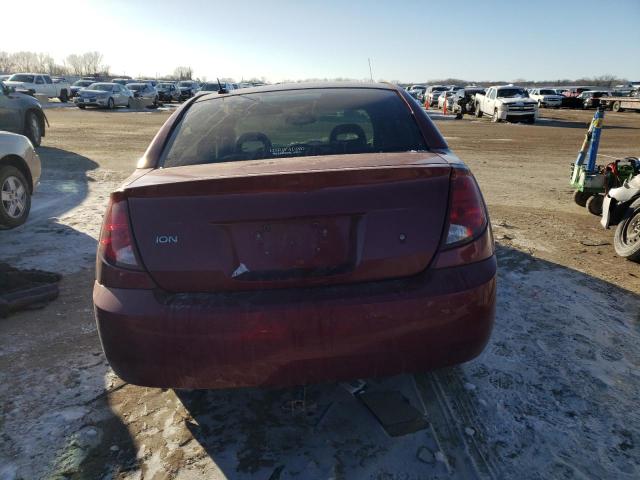 1G8AJ55F77Z166415 - 2007 SATURN ION LEVEL 2 RED photo 6