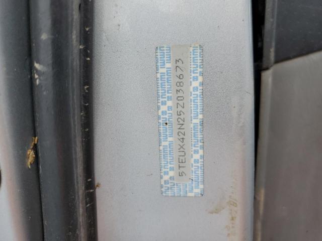 5TEUX42N25Z038673 - 2005 TOYOTA TACOMA ACCESS CAB Күміс фото 12