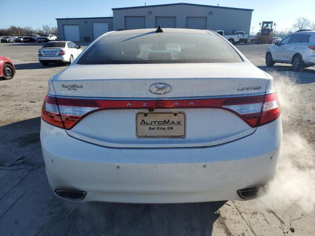 KMHFH4JG2EA388108 - 2014 HYUNDAI AZERA GLS WHITE photo 6