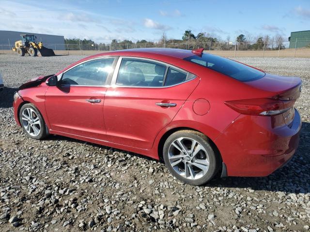 KMHD84LFXHU302915 - 2017 HYUNDAI ELANTRA SE RED photo 2