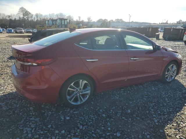 KMHD84LFXHU302915 - 2017 HYUNDAI ELANTRA SE RED photo 3