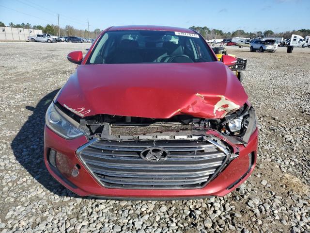 KMHD84LFXHU302915 - 2017 HYUNDAI ELANTRA SE RED photo 5