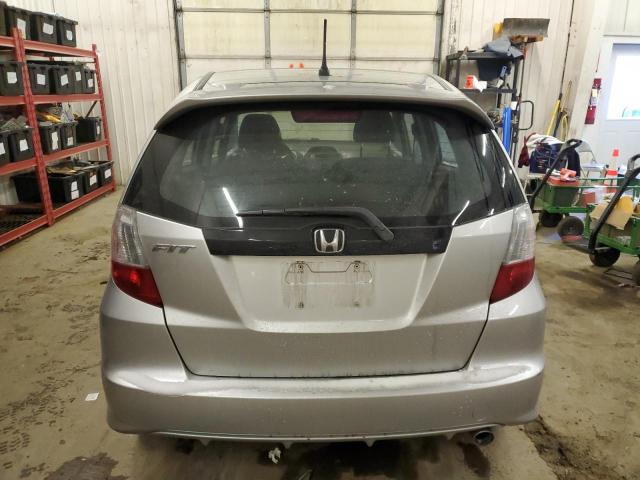 JHMGE8G55BC003086 - 2011 HONDA FIT SPORT SILVER photo 6