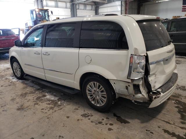 2C4RC1GG6DR614795 - 2013 CHRYSLER TOWN & COU LIMITED WHITE photo 2