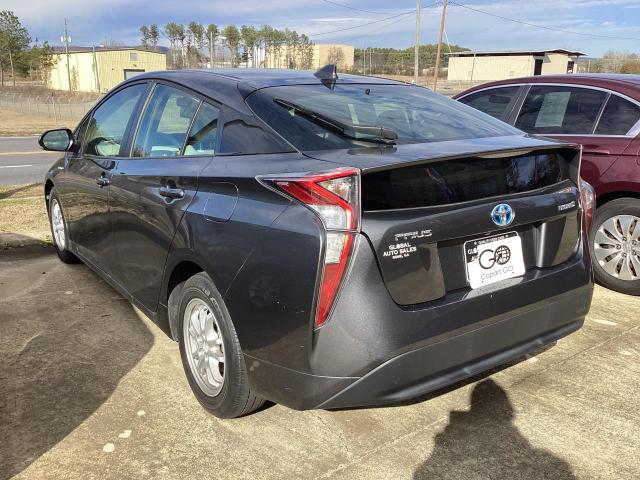 JTDKBRFU8G3017252 - 2016 TOYOTA PRIUS BLACK photo 3