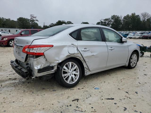 3N1AB7AP3DL719239 - 2013 NISSAN SENTRA S SILVER photo 3