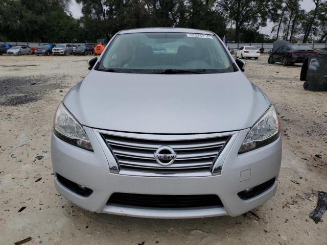 3N1AB7AP3DL719239 - 2013 NISSAN SENTRA S SILVER photo 5