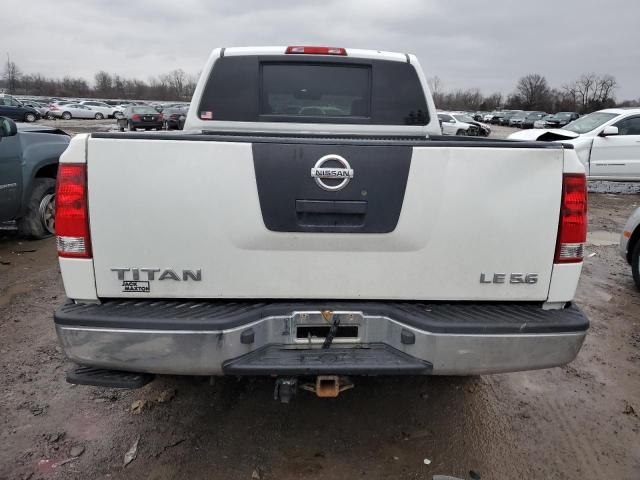 1N6AA07C78N327685 - 2008 NISSAN TITAN XE WHITE photo 6