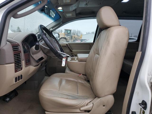 1N6AA07C78N327685 - 2008 NISSAN TITAN XE WHITE photo 7