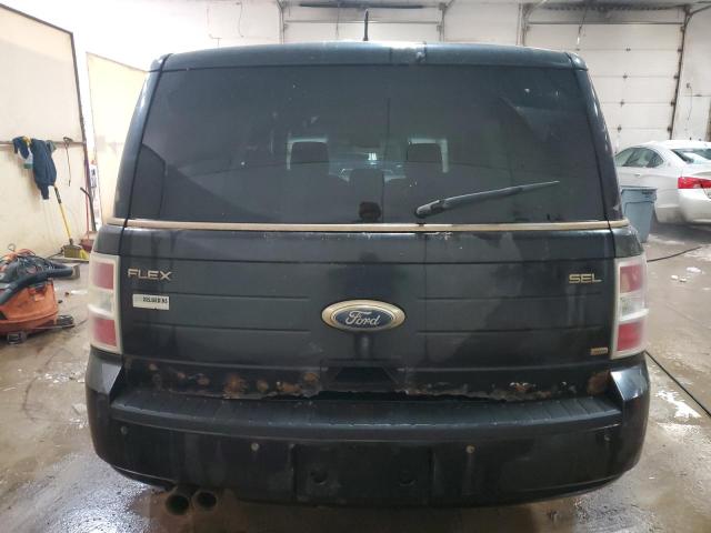 2FMHK6CC2ABB21419 - 2010 FORD FLEX SEL BLACK photo 6