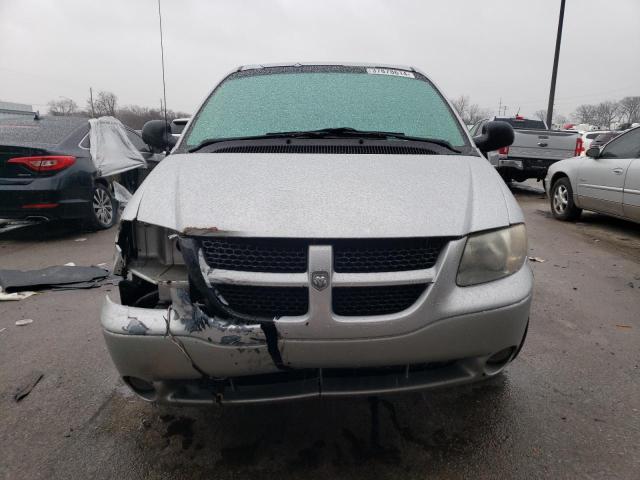 1B4GP45321B146164 - 2001 DODGE CARAVAN SPORT SILVER photo 5