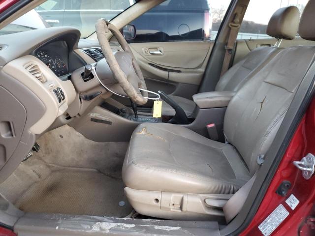 1HGCG56722A010716 - 2002 HONDA ACCORD SE RED photo 7