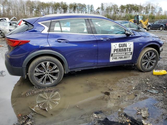 SJKCH5CR0HA031183 - 2017 INFINITI QX30 BASE BLUE photo 3