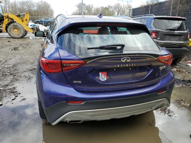 SJKCH5CR0HA031183 - 2017 INFINITI QX30 BASE BLUE photo 6