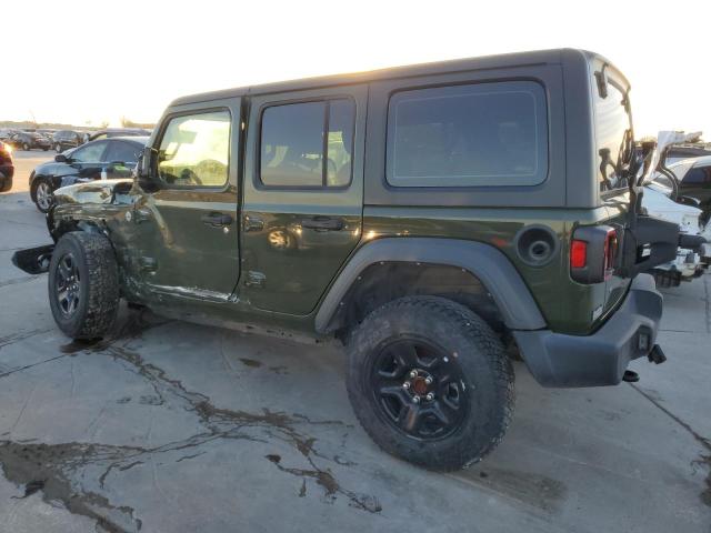 1C4HJXDG7MW708491 - 2021 JEEP WRANGLER U SPORT Grün Foto 2