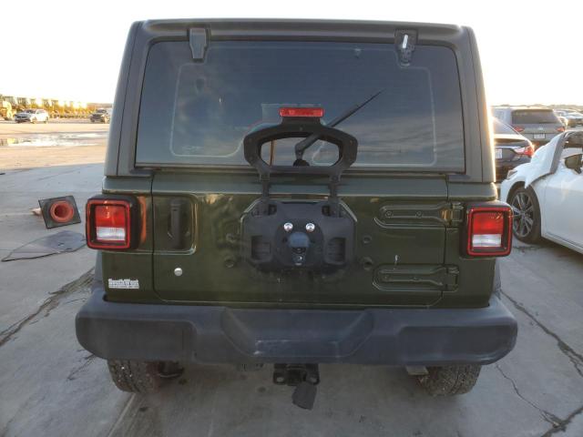 1C4HJXDG7MW708491 - 2021 JEEP WRANGLER U SPORT Grün Foto 6