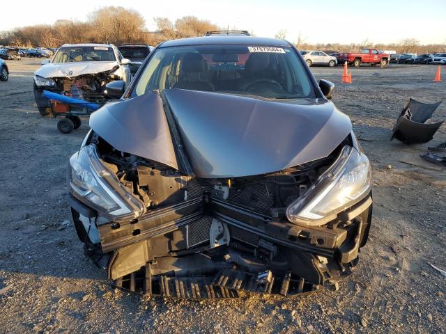 3N1AB7AP3KY287106 - 2019 NISSAN SENTRA S GRAY photo 5