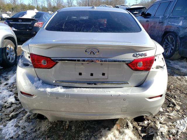 JN1FV7AP8GM420420 - 2016 INFINITI Q50 RED SPORT 400 SILVER photo 6