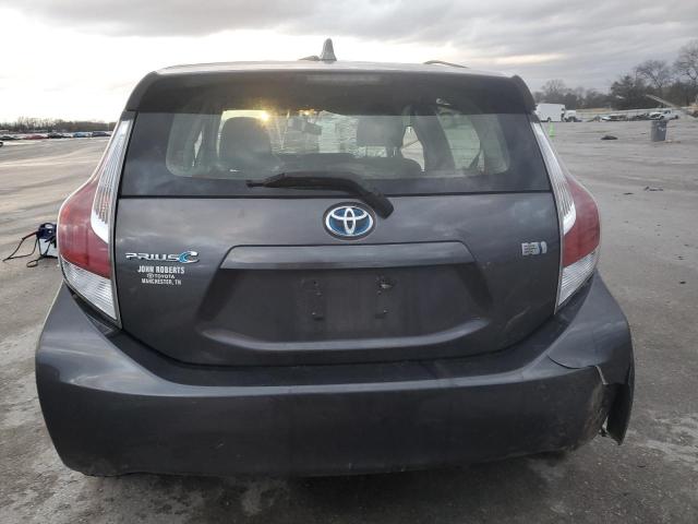 JTDKDTB31F1581128 - 2015 TOYOTA PRIUS C CHARCOAL photo 6