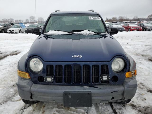 1J4GL48K86W107882 - 2006 JEEP LIBERTY SPORT BLUE photo 5