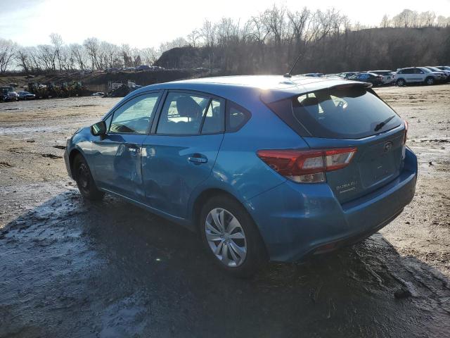 4S3GTAA69J3732075 - 2018 SUBARU IMPREZA BLUE photo 2