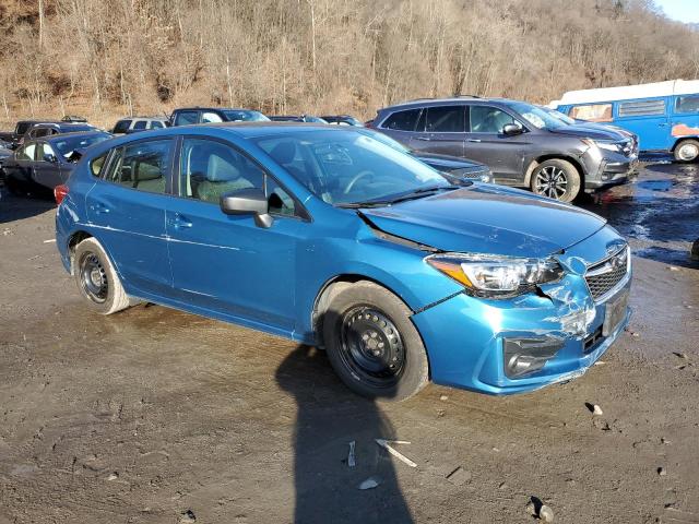 4S3GTAA69J3732075 - 2018 SUBARU IMPREZA BLUE photo 4