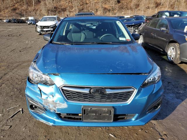 4S3GTAA69J3732075 - 2018 SUBARU IMPREZA BLUE photo 5