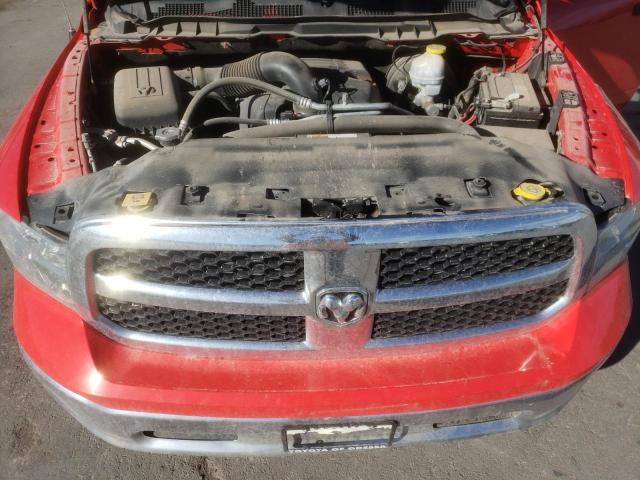 1C6RR7LT7JS223550 - 2018 RAM 1500 SLT RED photo 11