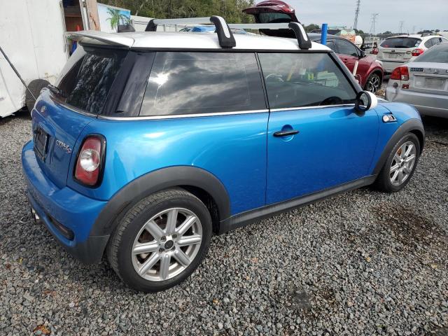 WMWSV3C50CT385594 - 2012 MINI COOPER S BLUE photo 3