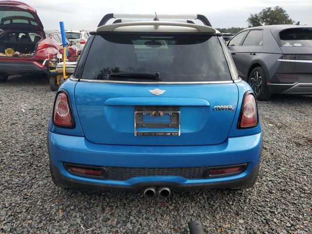 WMWSV3C50CT385594 - 2012 MINI COOPER S BLUE photo 6