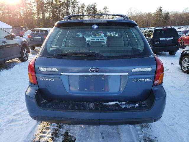 4S4BP62C477333944 - 2007 SUBARU OUTBACK OUTBACK 2.5I LIMITED BLUE photo 6