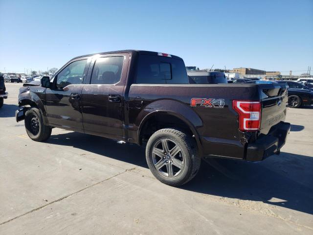 1FTEW1EP8LKF53567 - 2020 FORD F150 SUPERCREW MAROON photo 2