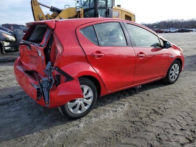 JTDKDTB37E1061658 - 2014 TOYOTA PRIUS C RED photo 3