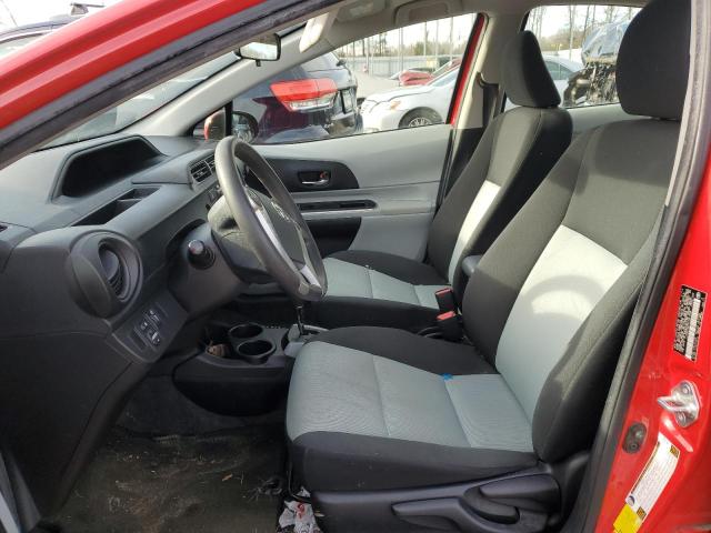 JTDKDTB37E1061658 - 2014 TOYOTA PRIUS C RED photo 7