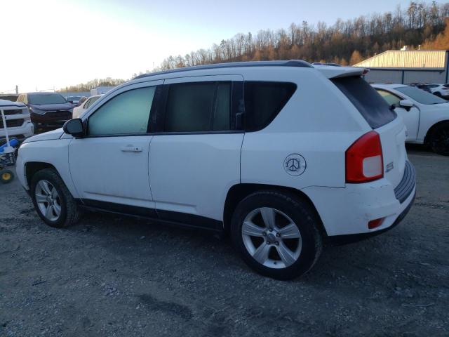 1C4NJDBB9CD625955 - 2012 JEEP COMPASS SPORT WHITE photo 2