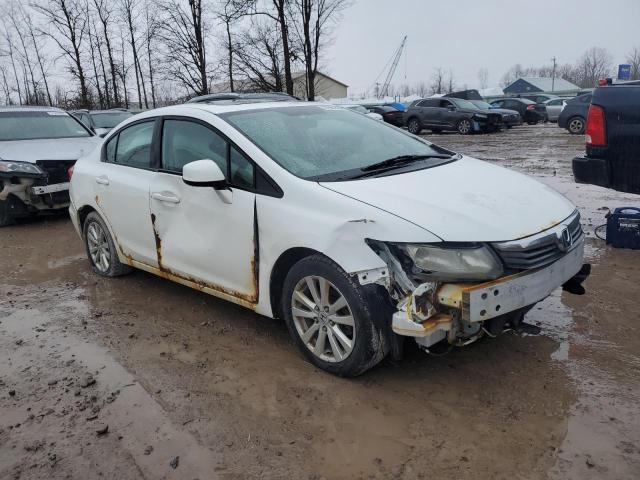 19XFB2F81CE301496 - 2012 HONDA CIVIC EX WHITE photo 4