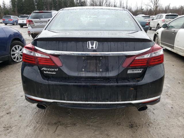 1HGCR2F12HA096462 - 2017 HONDA ACCORD SPORT SPECIAL EDITION BLACK photo 6