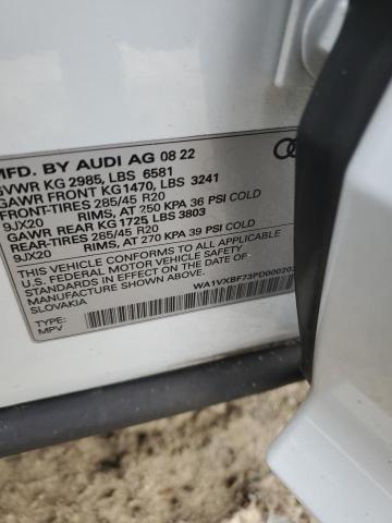 WA1VXBF73PD000203 - 2023 AUDI Q7 PRESTIGE თეთრი ფოტო 14