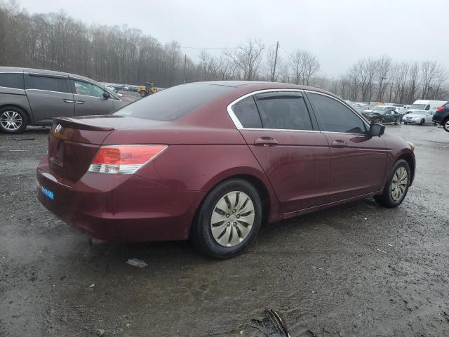 1HGCP2F3XAA143556 - 2010 HONDA ACCORD LX RED photo 3