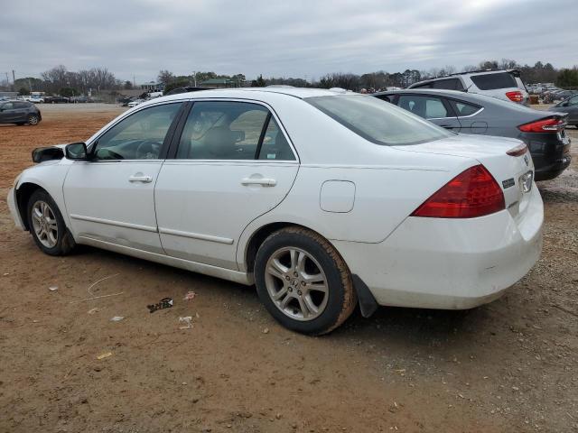 1HGCM56826A134007 - 2006 HONDA ACCORD EX WHITE photo 2